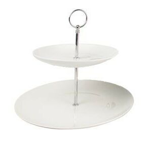 White Tiered Afternoon Tea Cake Stand