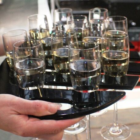 Champagne Glass Carry Tray